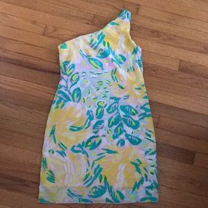 One shoulder Lilly Pulitzer mini dress